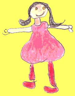 Dibujo de una madre realizado por su hija