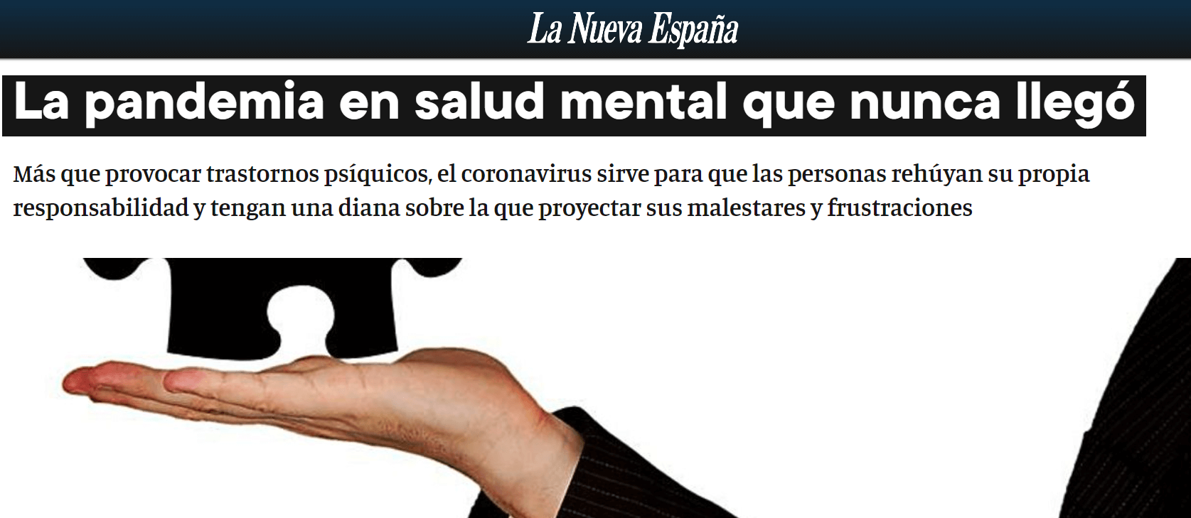 La pandemia en salud mental que nunca llegó
