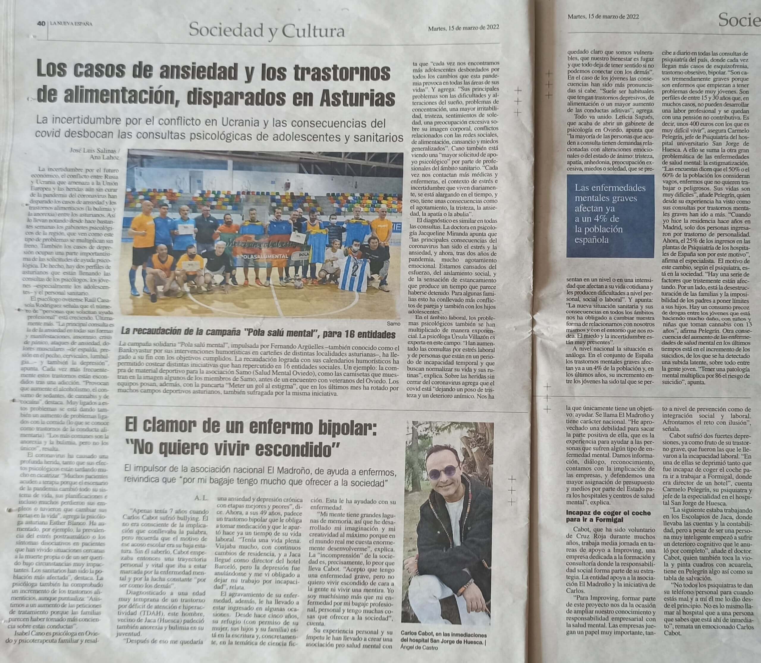 Ansiedad y depresión post pandemia