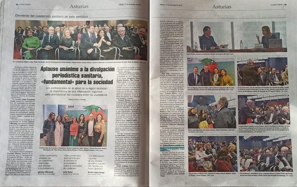 Esther Blanco y Andrés Calvo en La Nueva España